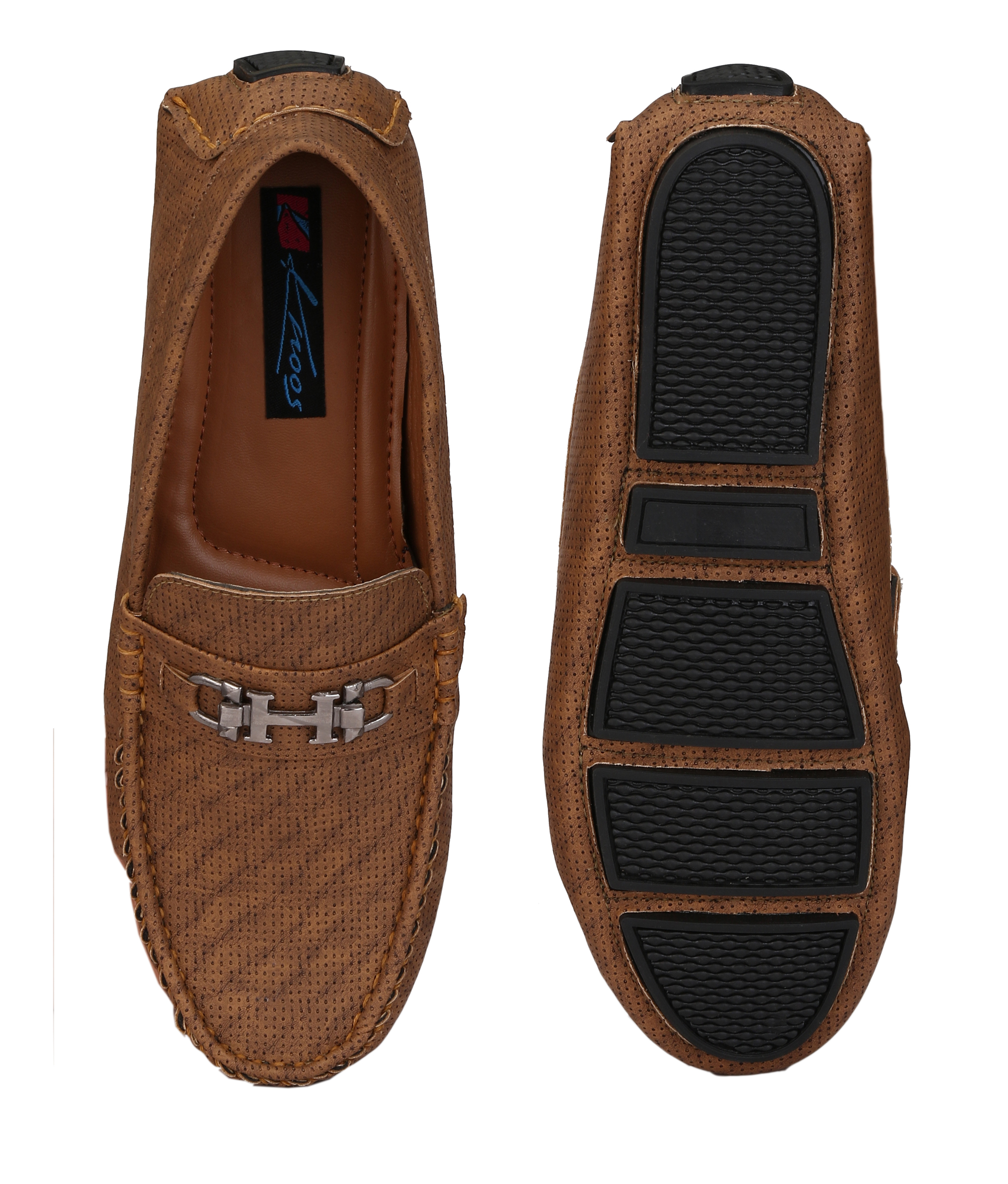 Buy Knoos Tan Men Driving Shoes Online @ ₹629 from ShopClues