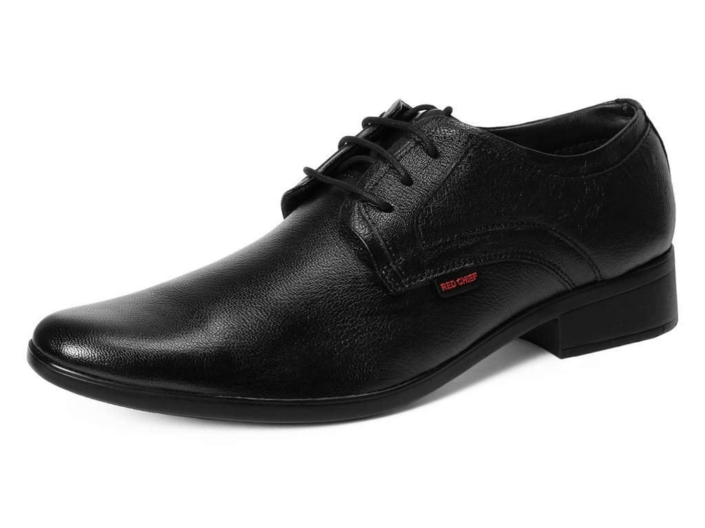 red chief shoes black leather