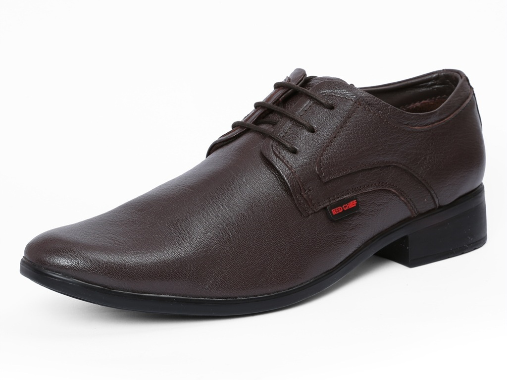 red chief brown derby shoes