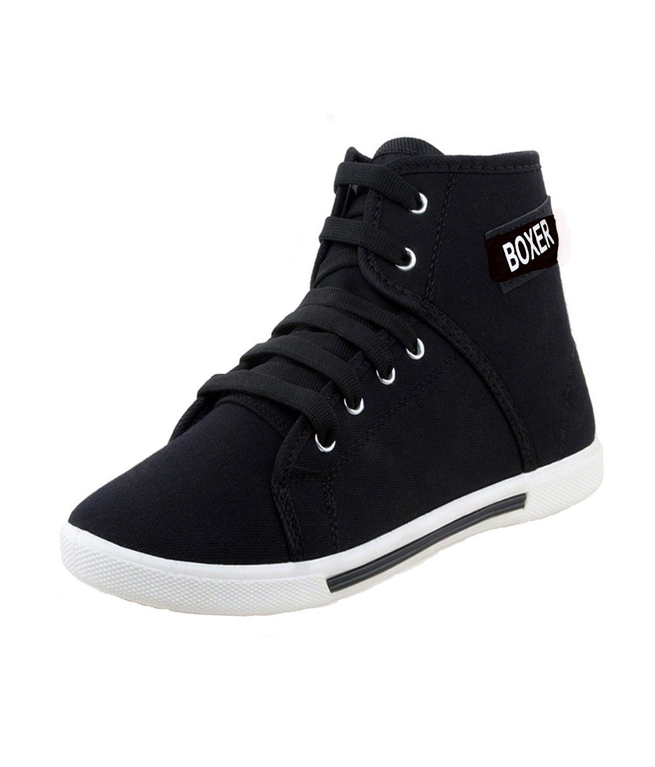 Buy BAP Men's Black Canvas Sneakers Online @ ₹799 from ShopClues