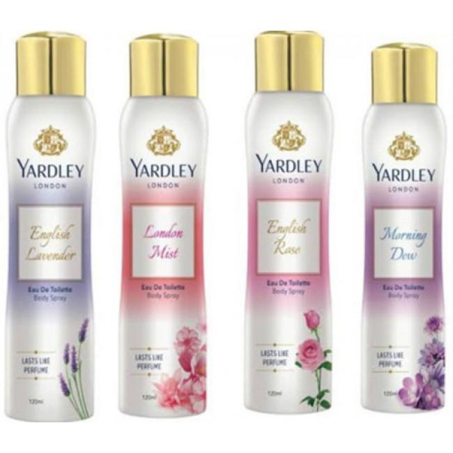 Buy Yardley Combo Of Morning Dew, English Rose London Mist And English ...