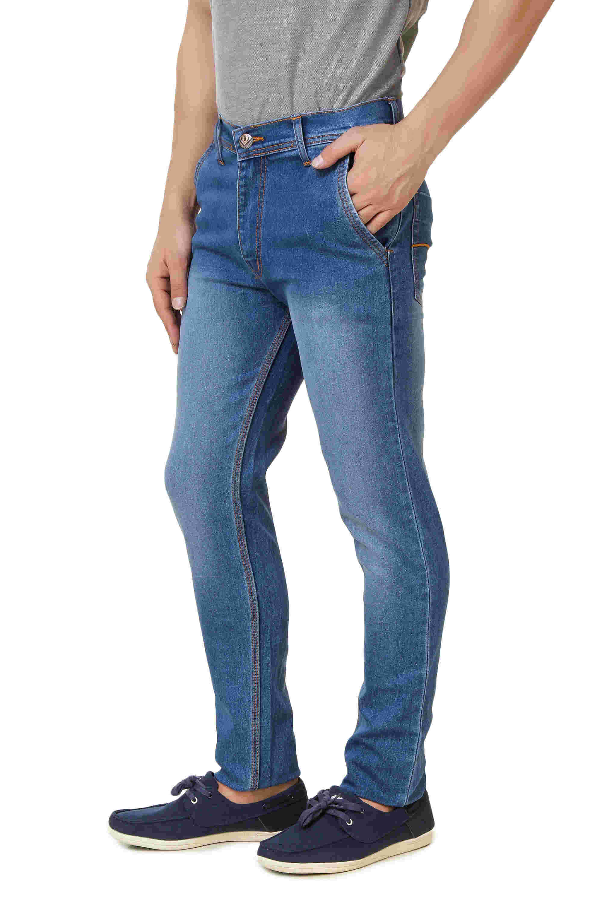 Buy Austin-M Blue Fit Denim Jeans Online @ ₹659 from ShopClues