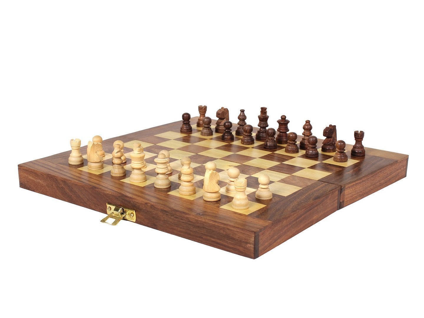 Buy Desi Karigar Wooden Handmade Standard Classic Chess Board Game ...