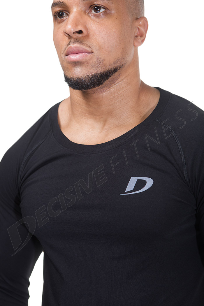 Buy Decisive Fitness (Full Sleeve) T Shirt,Gym T Shirt,Gym Vest,Mens