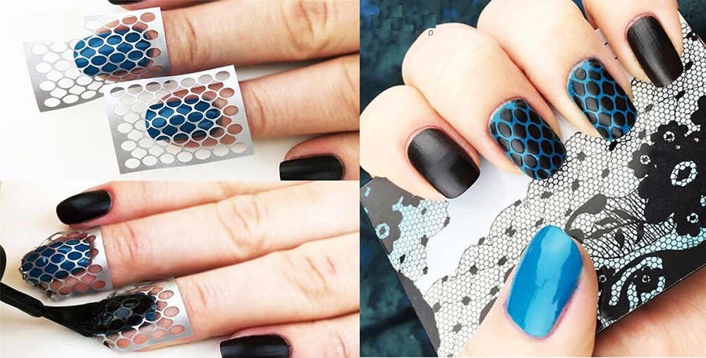 10. Nail Art Stencil Stickers Online India - Shopclues - wide 5