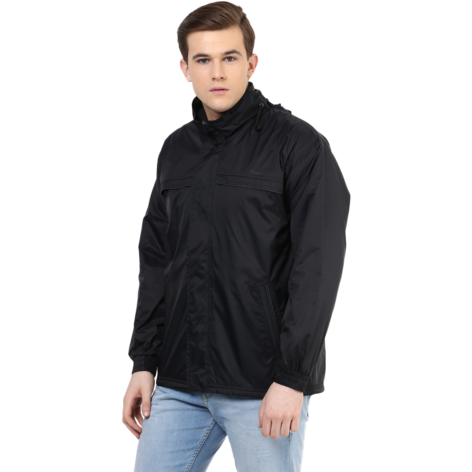 Buy Okane Reversible Black Wind Cheater Jacket for Men Online @ ₹1250 ...