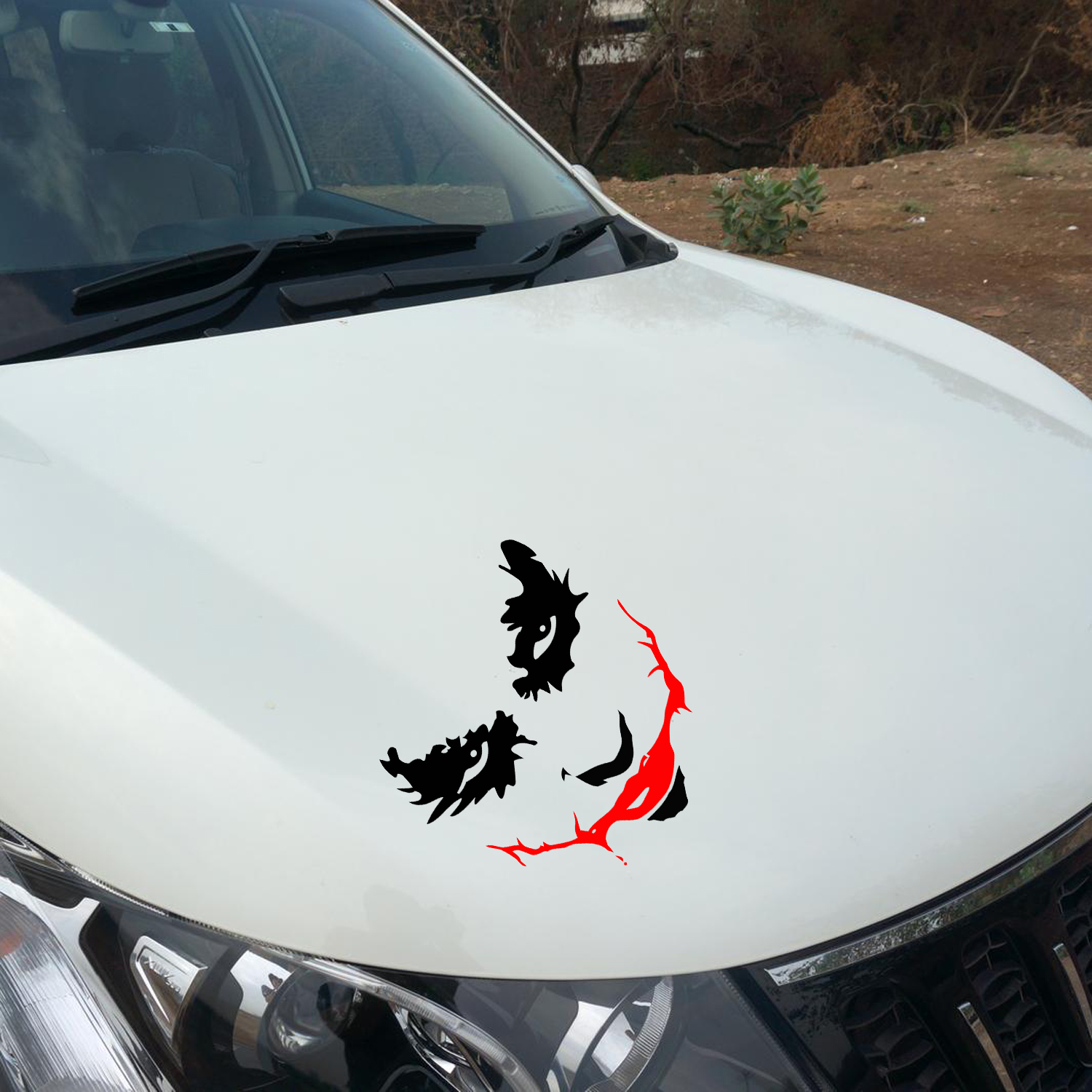 Buy Joker Radium Reflective Decal for Hood, Rear Windshield and for