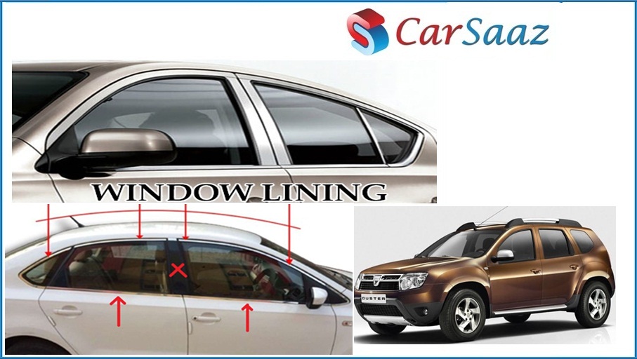 Renault Duster Window Rale Buy Chrome Window Garnish/Trim For Renault Duster Online @ ₹2980 from ...