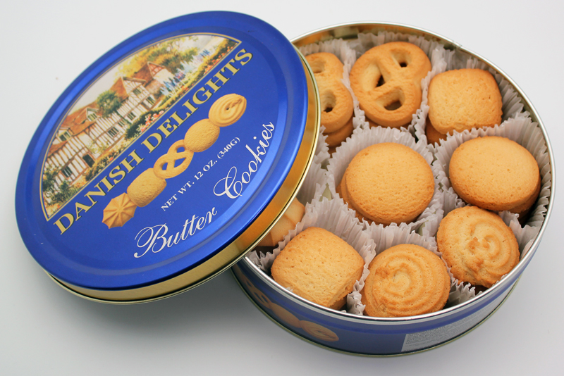 Buy Danish Delights Butter Cookies, 340g (Tin Box) Online ₹349 from