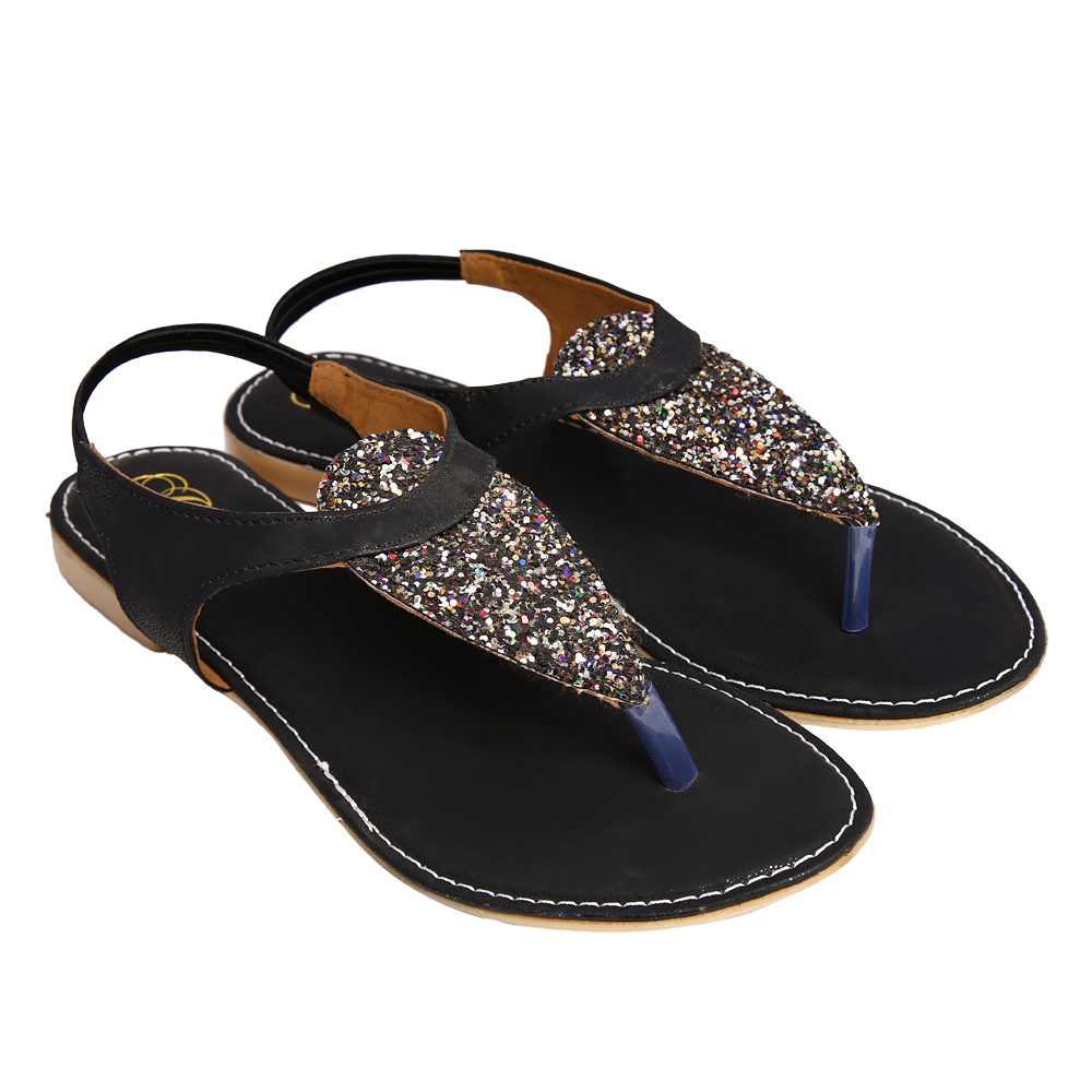 Buy Jade Women's Black Sandals Online @ ₹499 from ShopClues
