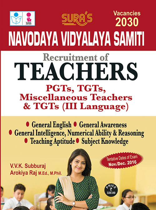 Buy Navodaya Vidyalaya Samiti PGT ,TGT ,Miscellaneous Teachers (III ...