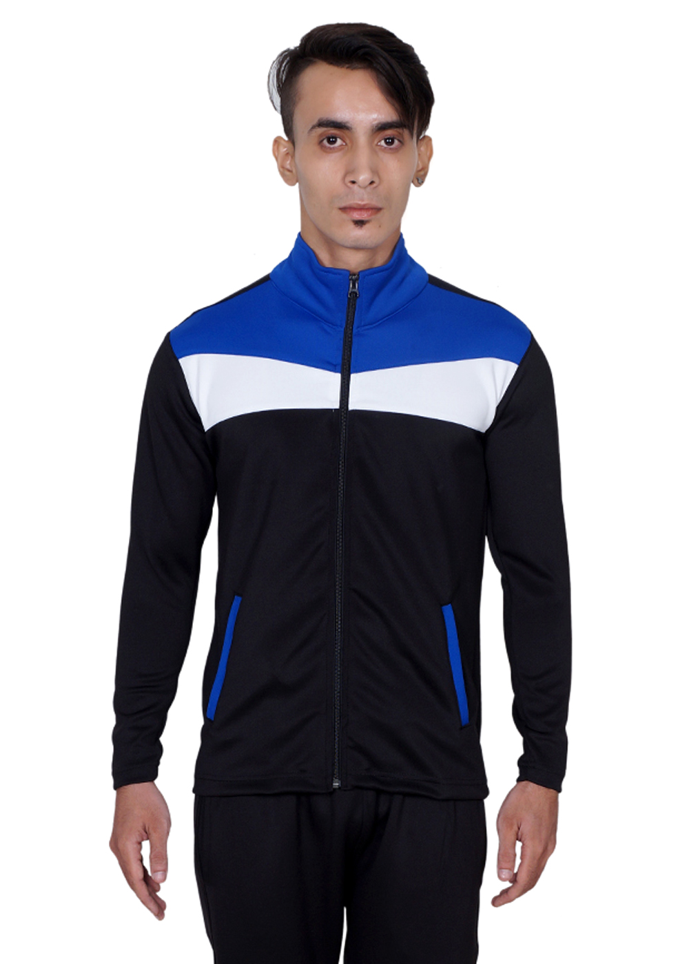 Buy Gag Wears Black,White Collared Sports Jacket For Men Online @ ₹799 ...