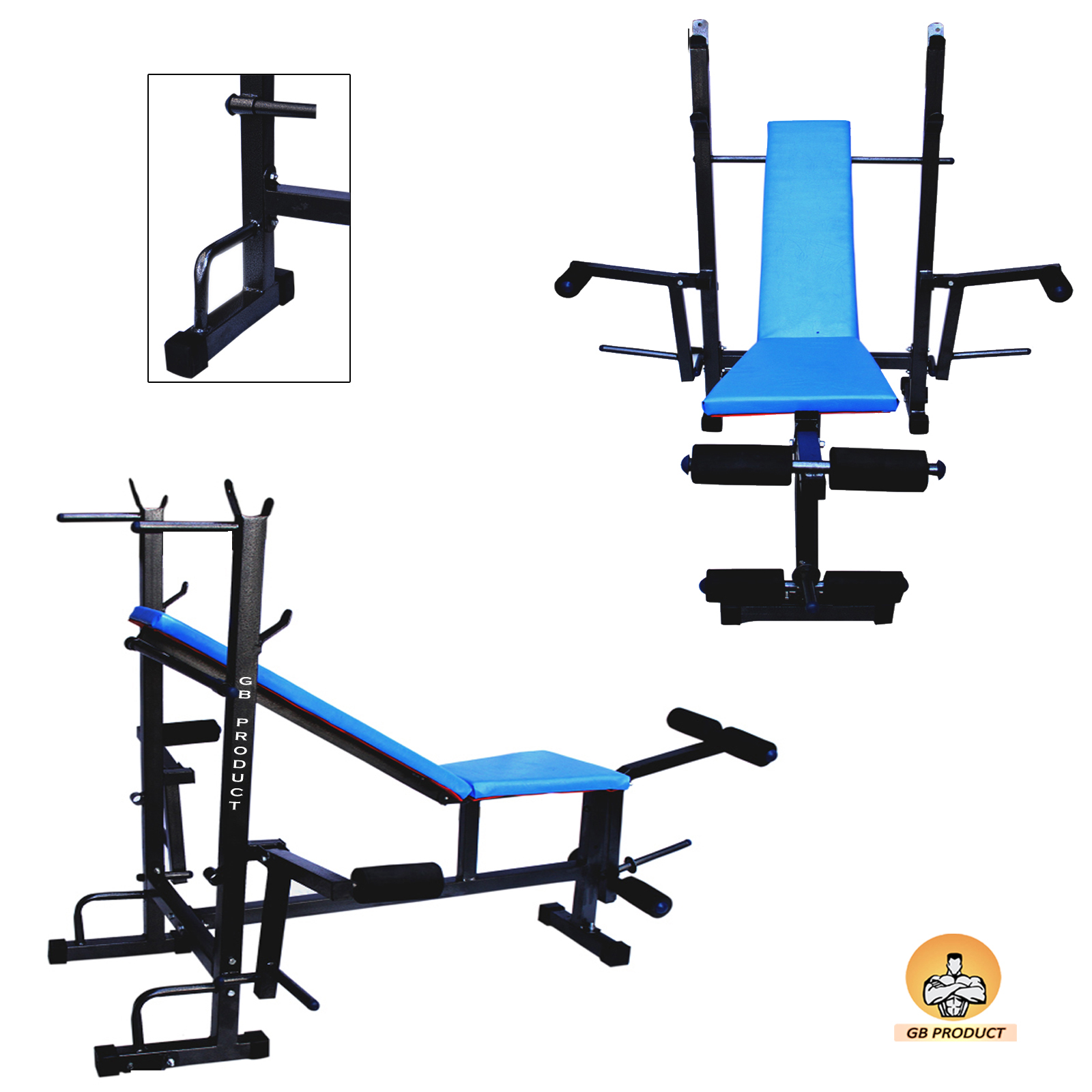 Buy GB 8 IN 1 GYM BENCH MULTIPURPOSE Online @ ₹3190 from ShopClues