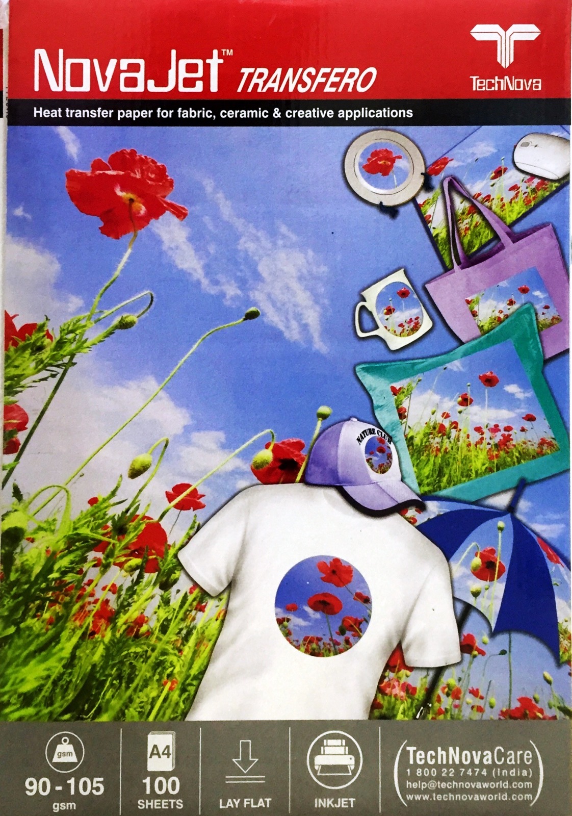 Buy Novajet Sublimation Heat Transfer Paper A4 Size 100 Sheets Online