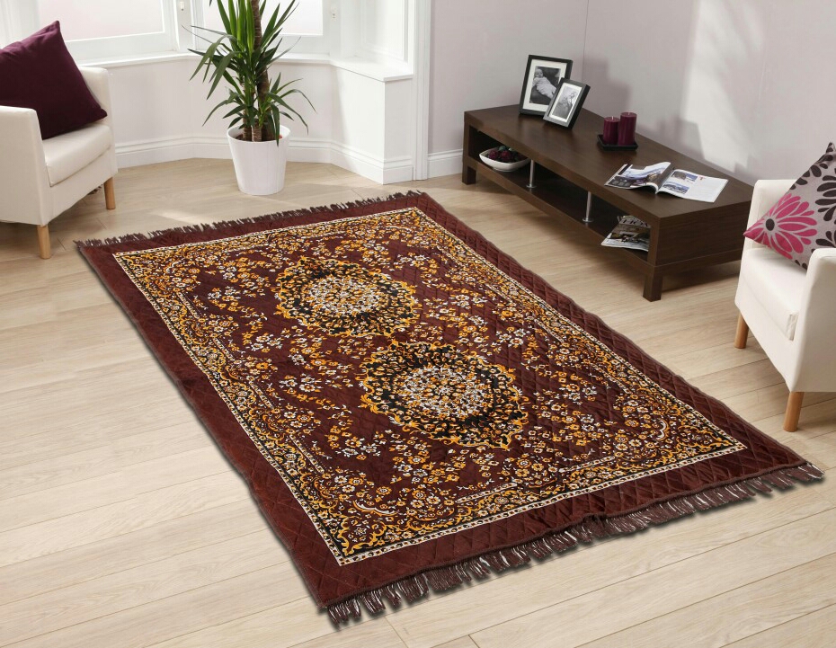 Buy CheeStar Brown Chenille Carpet 001 Online ₹699 from ShopClues