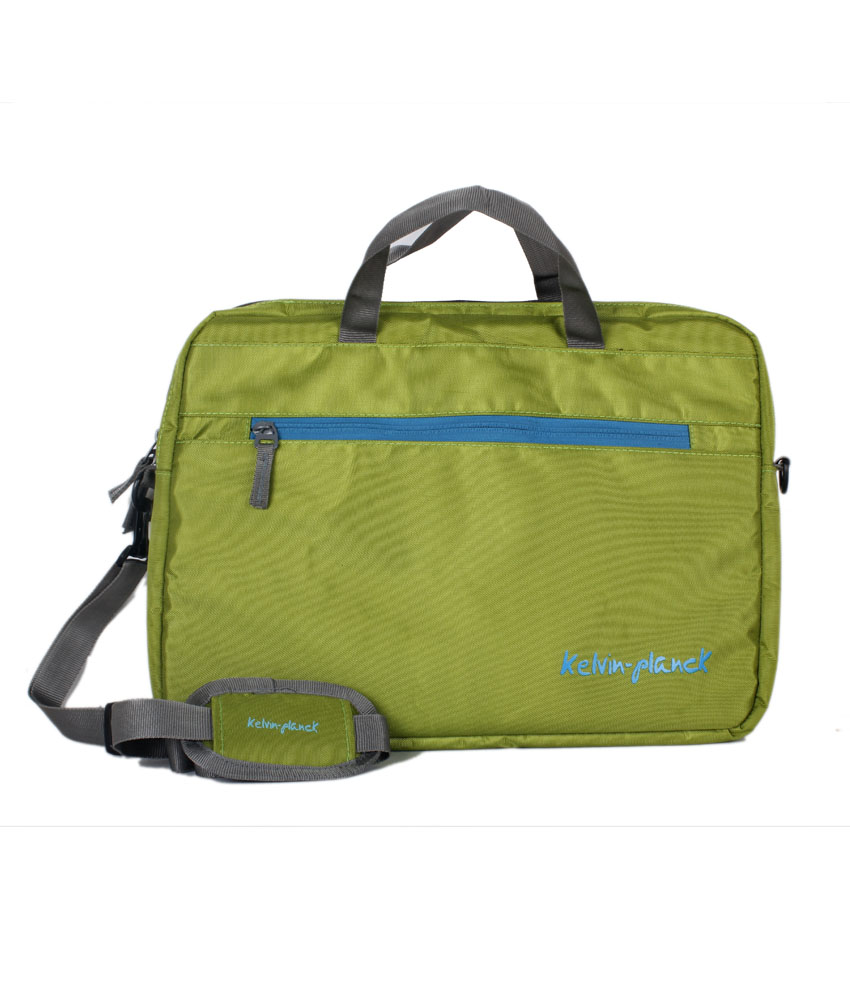 Buy Kelvin Planck 15.6 Inch Green Ployester Laptop Sleeve Online @ ₹630 ...