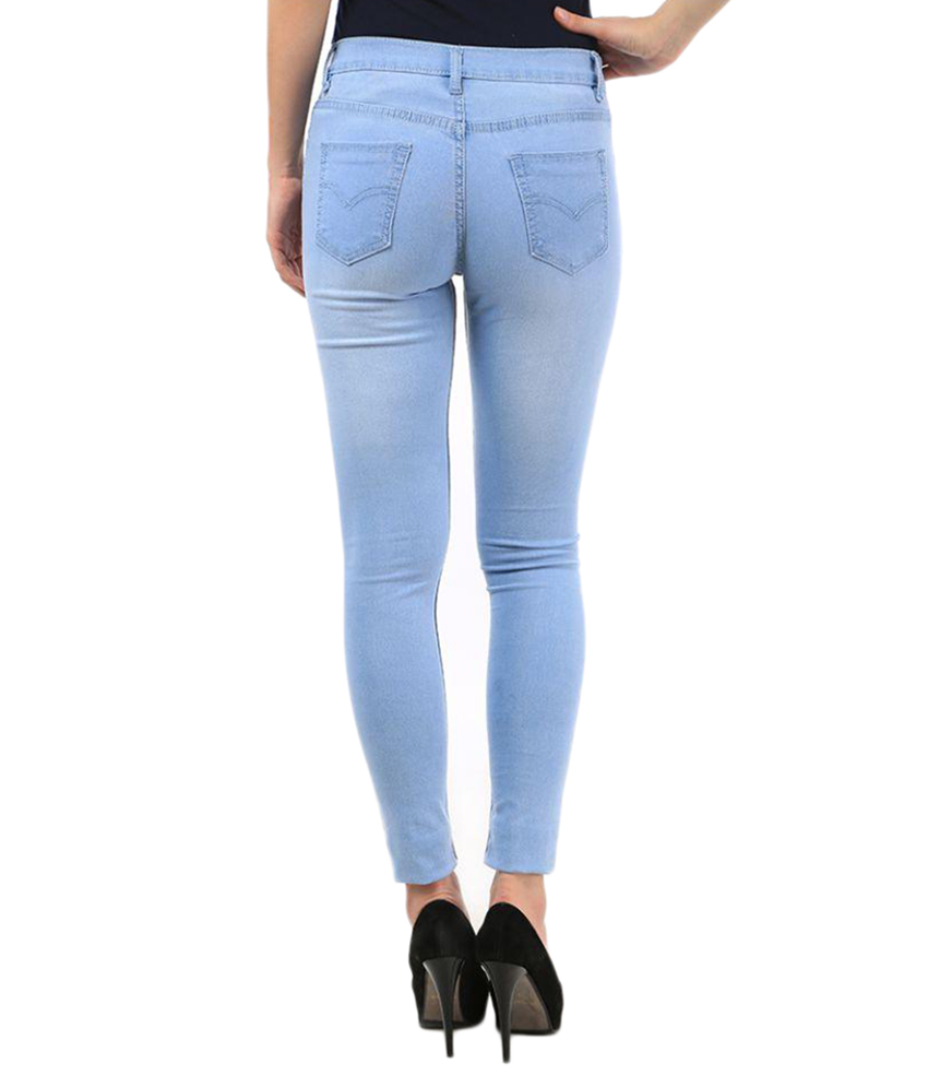 Buy Ice Blue Denim Jeans Online @ ₹873 from ShopClues