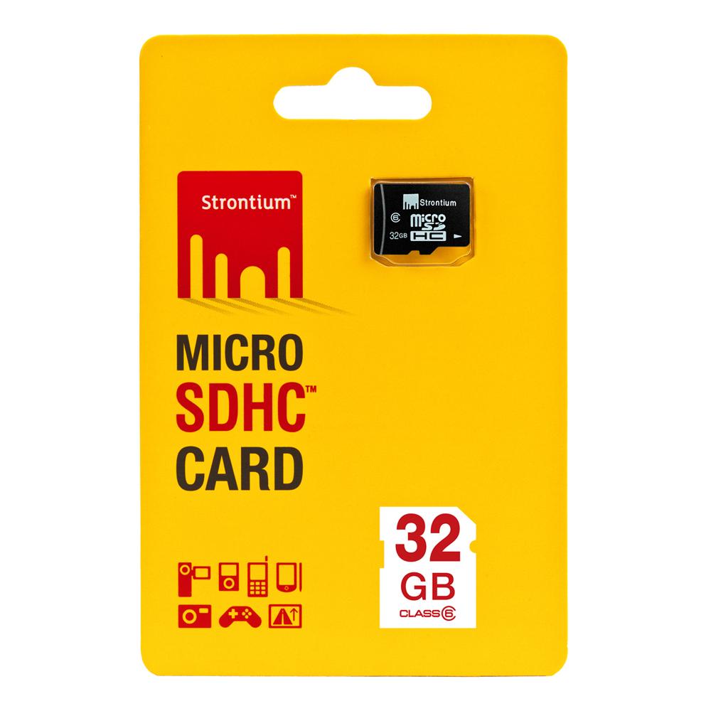Buy Strontium 32GB Micro SD Memory Card Class 10 Online ₹499 from