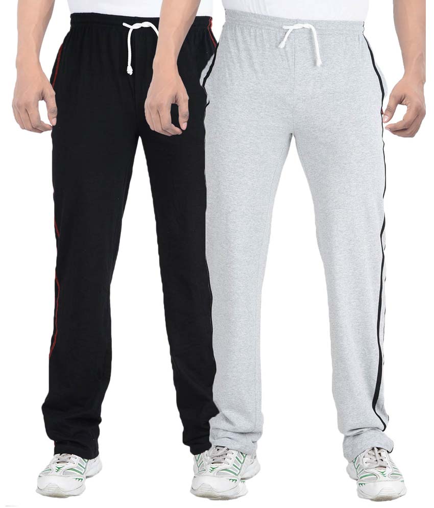 Buy Combo of 2 Hosiery Sports Mens Track Pants Online @ ₹259 from ShopClues