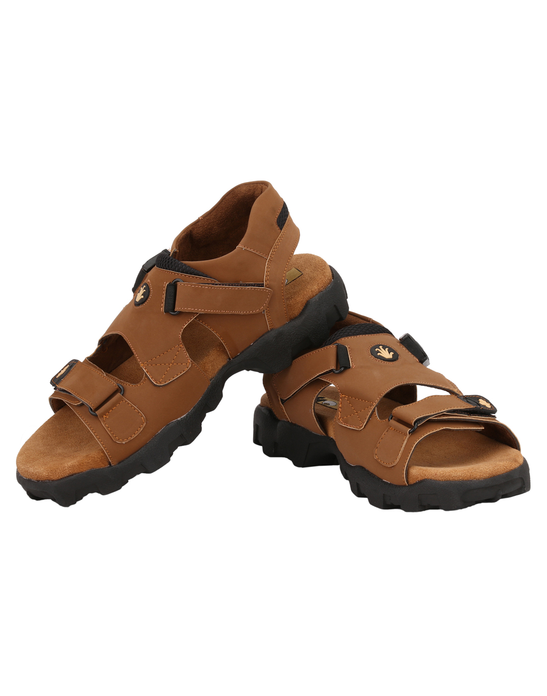 tan velcro sandals