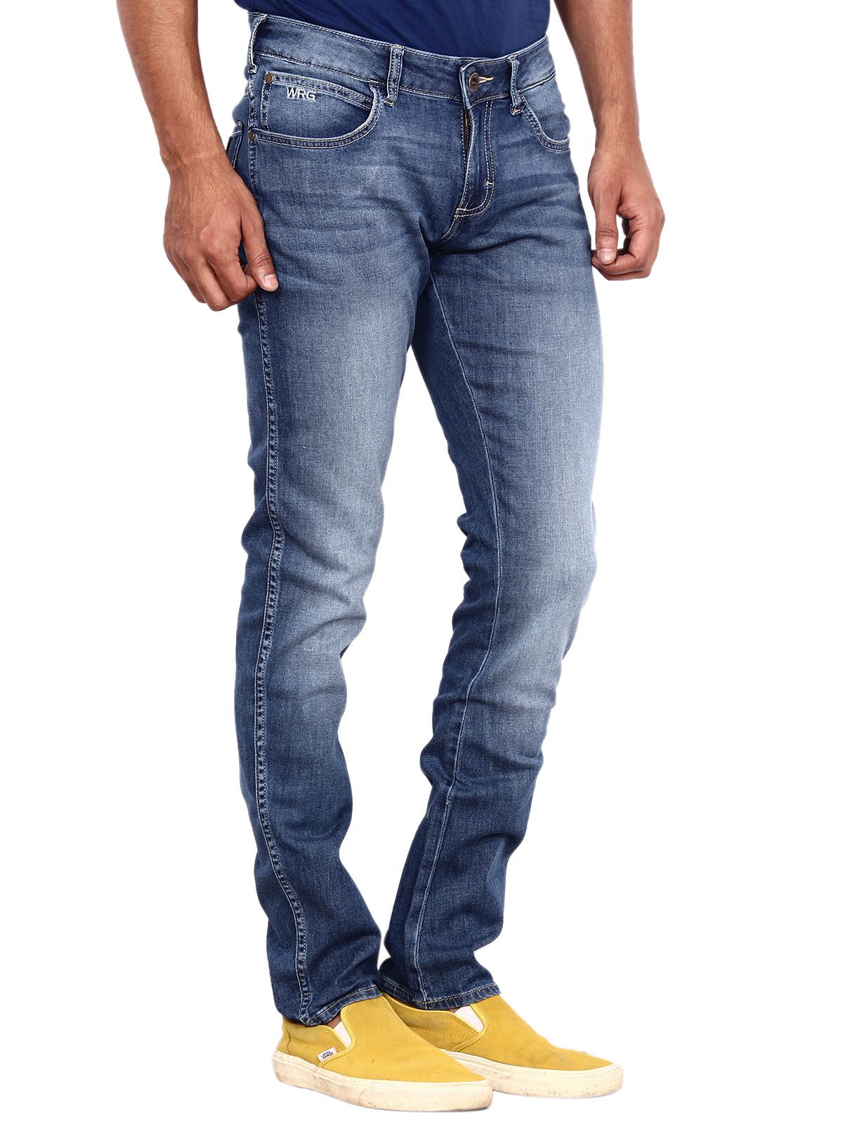 Buy Wrangler Blue Low Rise Skinny Fit Jeans(Vegas) Online @ ₹1797 from ...