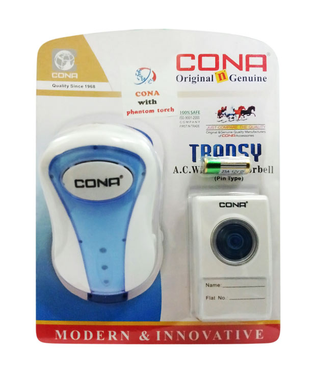 Buy Cona AC Operated Cordless Door Bell Remote Bell Calling Bell High