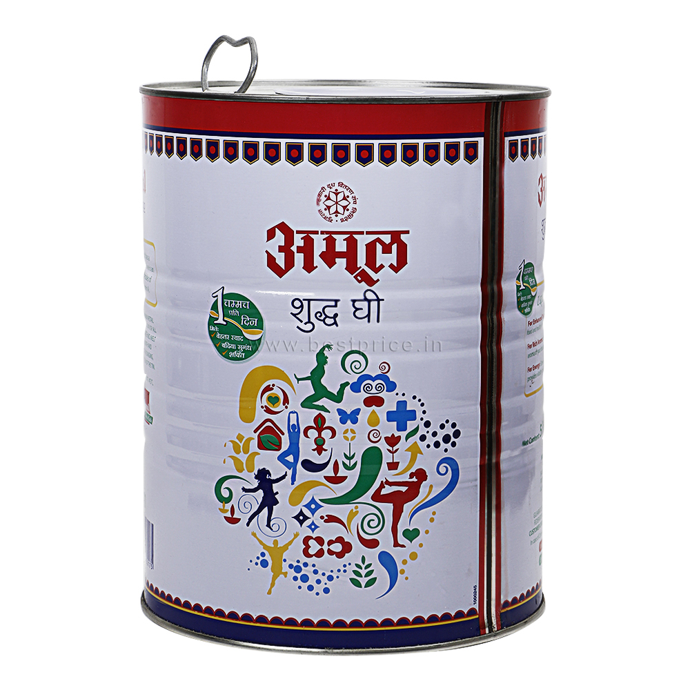 Buy Amul Ghee Tin, 5 L Online @ ₹2072 from ShopClues