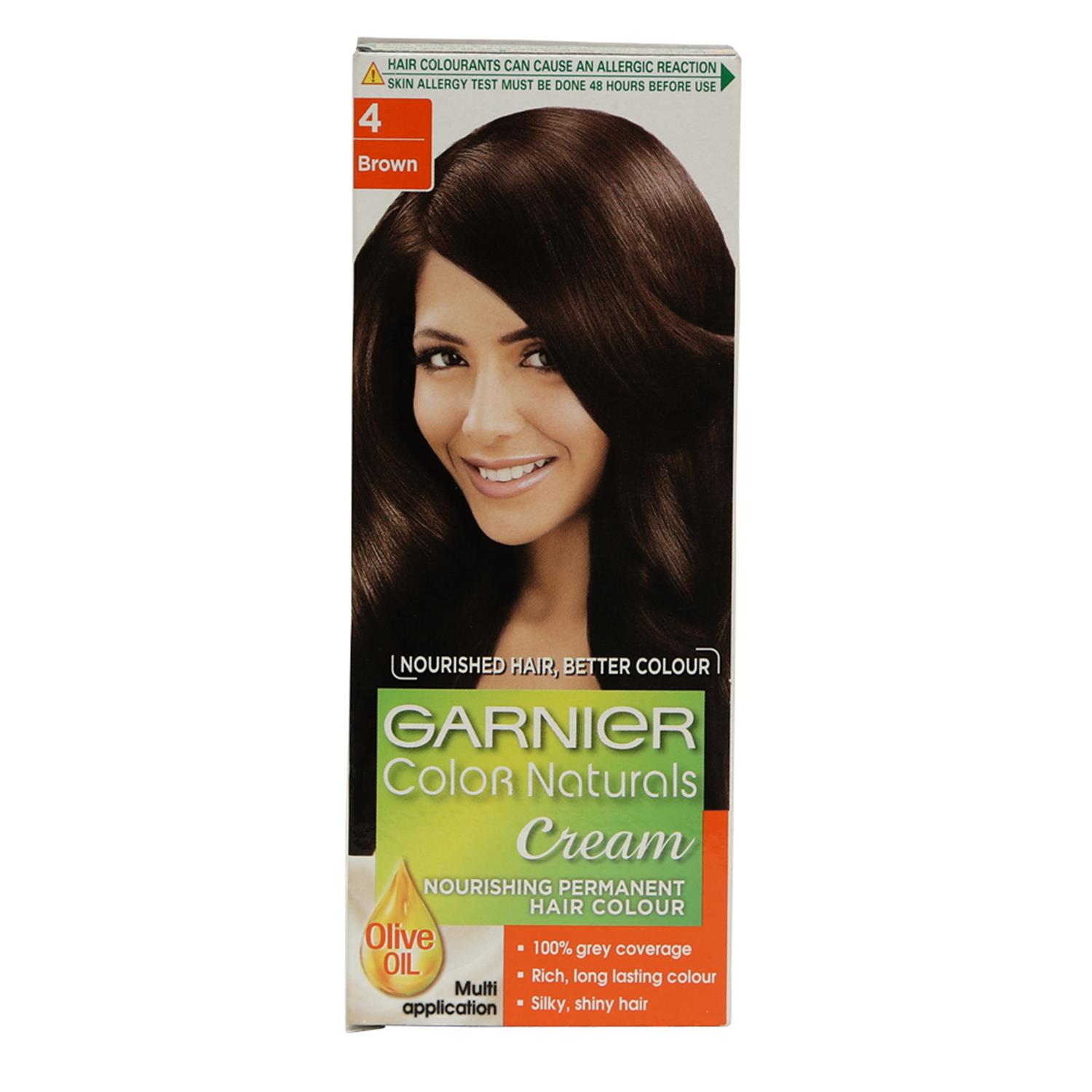 Buy Garnier Color Natural Shade No 4 Hair Colour, 60 Ml + 40 G Online ...