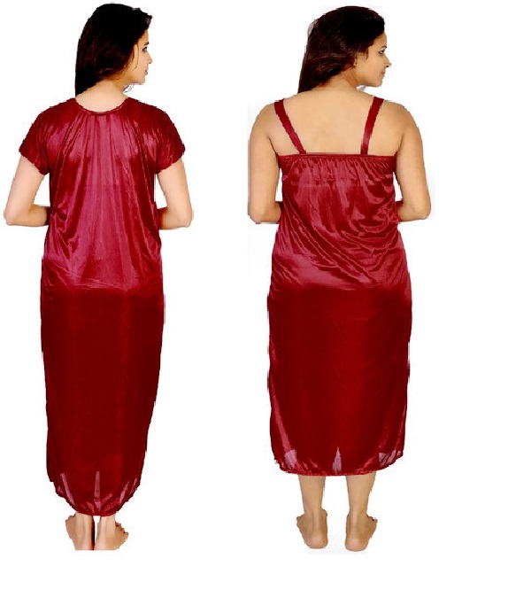 Buy Satin Baby doll,bridal, summer hot women ,nighty ,gown,sleepware