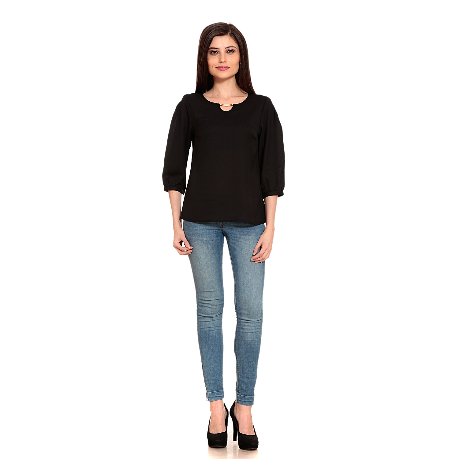 Buy Black Top Online @ ₹420 from ShopClues