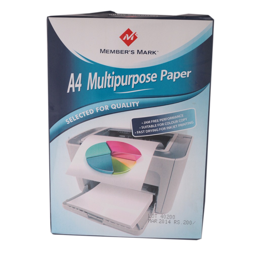 Buy Member's Mark A4 Copy Paper 1 Ream Online @ ₹189 from ShopClues