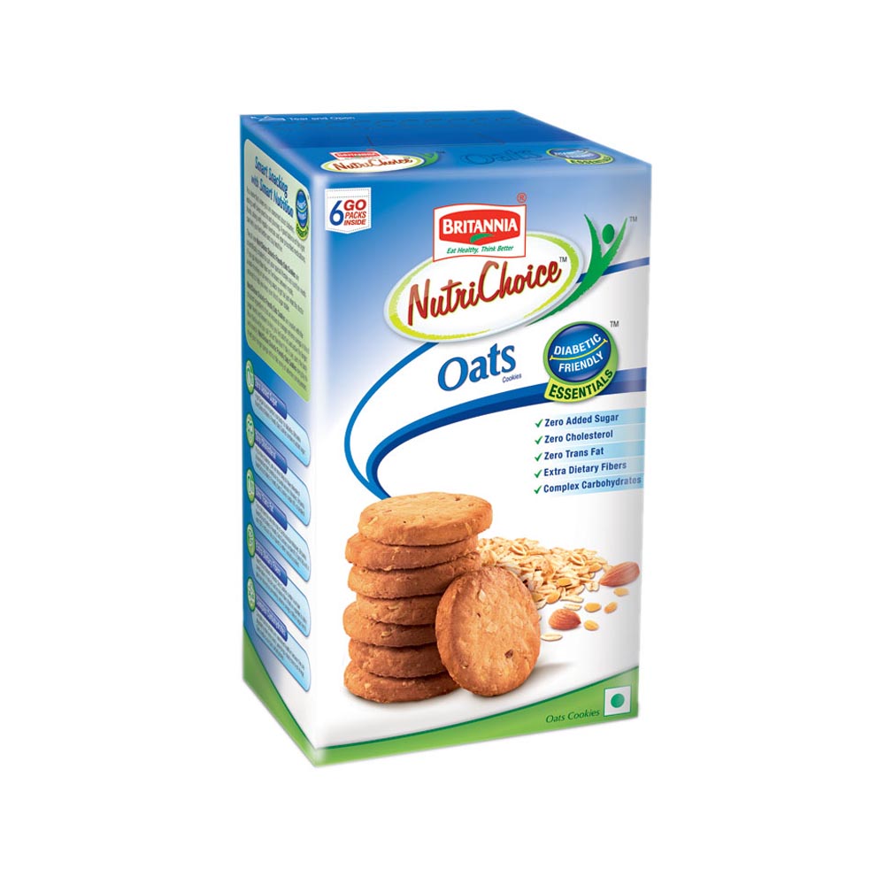 Buy Britannia Nutrichoice Biscuits Oatmeal, 150 g Online @ ₹53 from ...