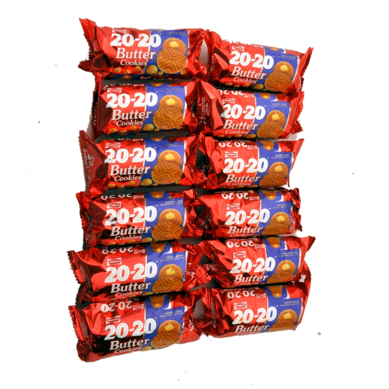 Buy Parle 2020 Biscuits Butter Cookies, Pack Of 12 X Rs. 5 Online