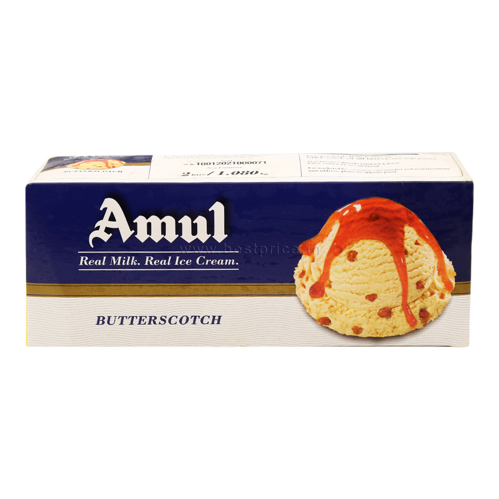 Buy Amul Ice Cream Butter Scotch, 2 L Online @ ₹213 from ShopClues