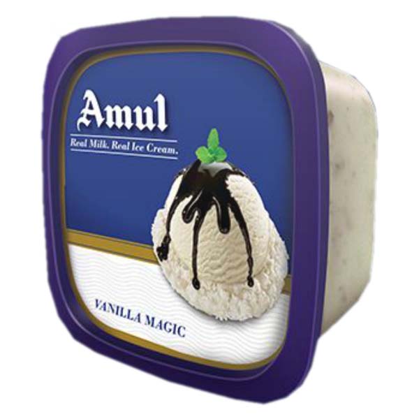 Buy Amul Ice Cream Vanilla Magic 750 Ml Online ₹118 From Shopclues