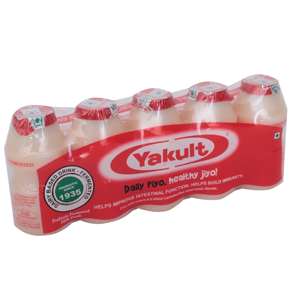 Buy Yakult Probiotic Drink 5N(65 ml Each), Pet Bottle Online @ ₹54 from ...