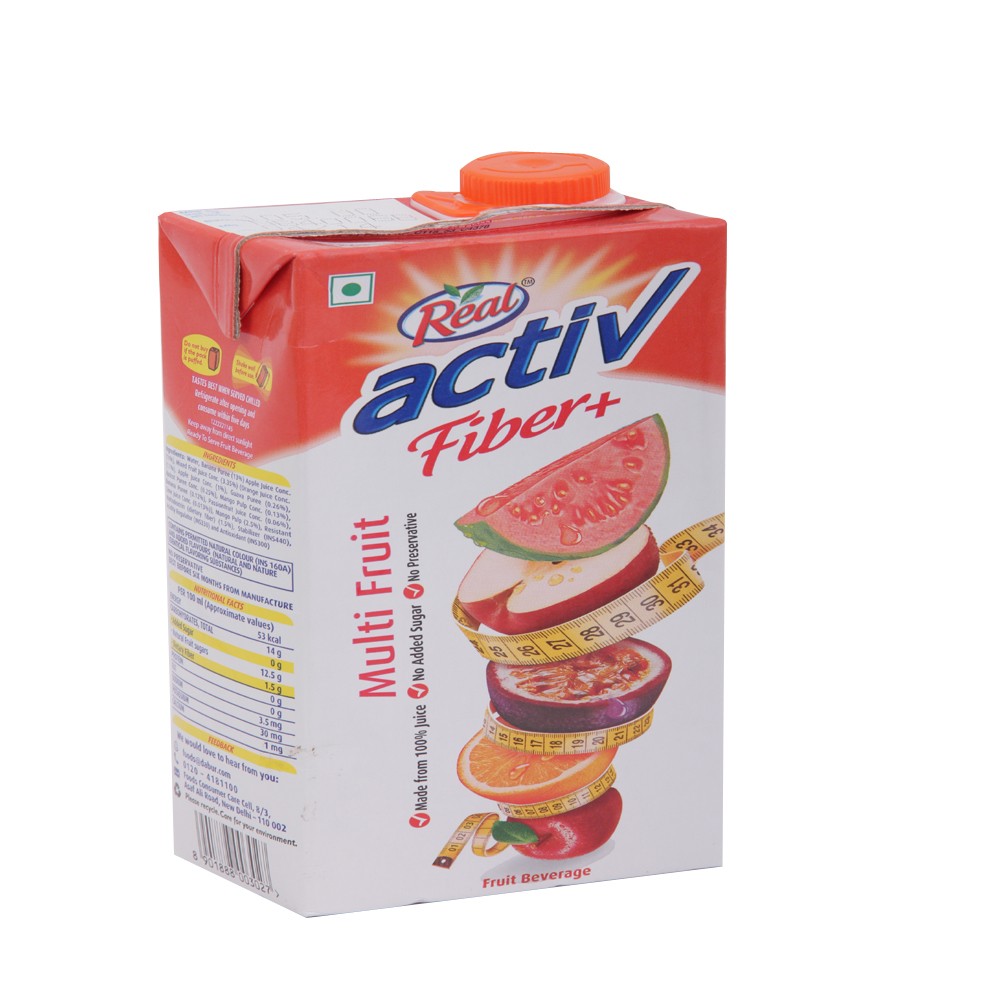 Buy Real Active Fiber Juice Multi Fruit 1 L Online ₹95 From Shopclues