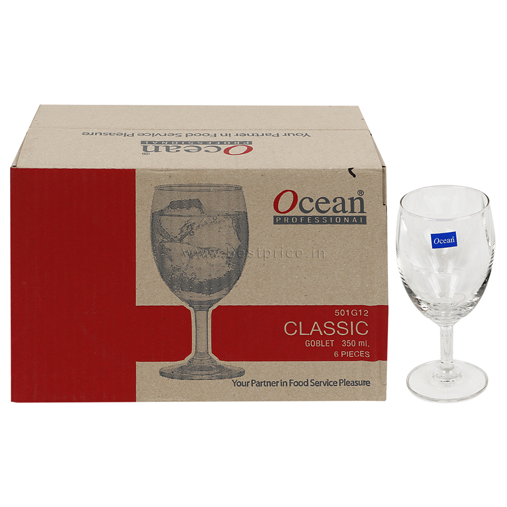 Buy Ocean Classic Goblet Glass 12 Oz Online ₹597 from ShopClues