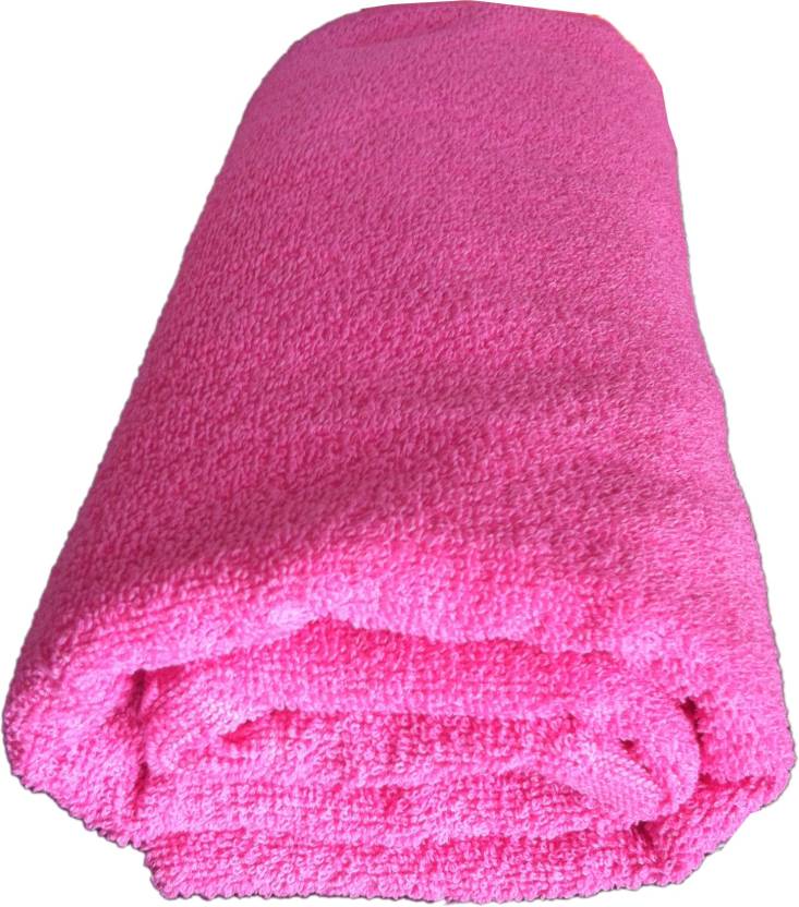 Buy Xy Decor Cotton Bath Towel 1 Pcs Pink Bath Towel Online ₹244 From Shopclues 1455