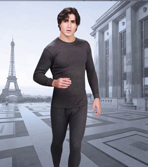 Alfa Oswal Men's Thermal Wear Set RN Top+Lower