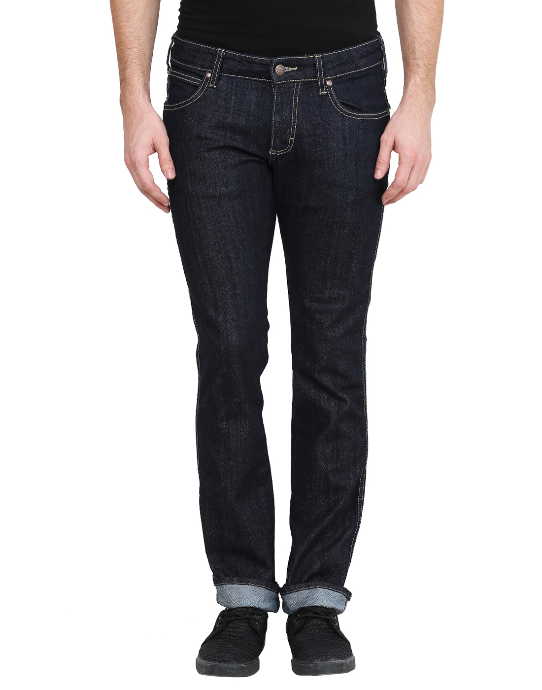 Buy Wrangler Ink Blue Jeans For Men Online @ ₹1437 from ShopClues