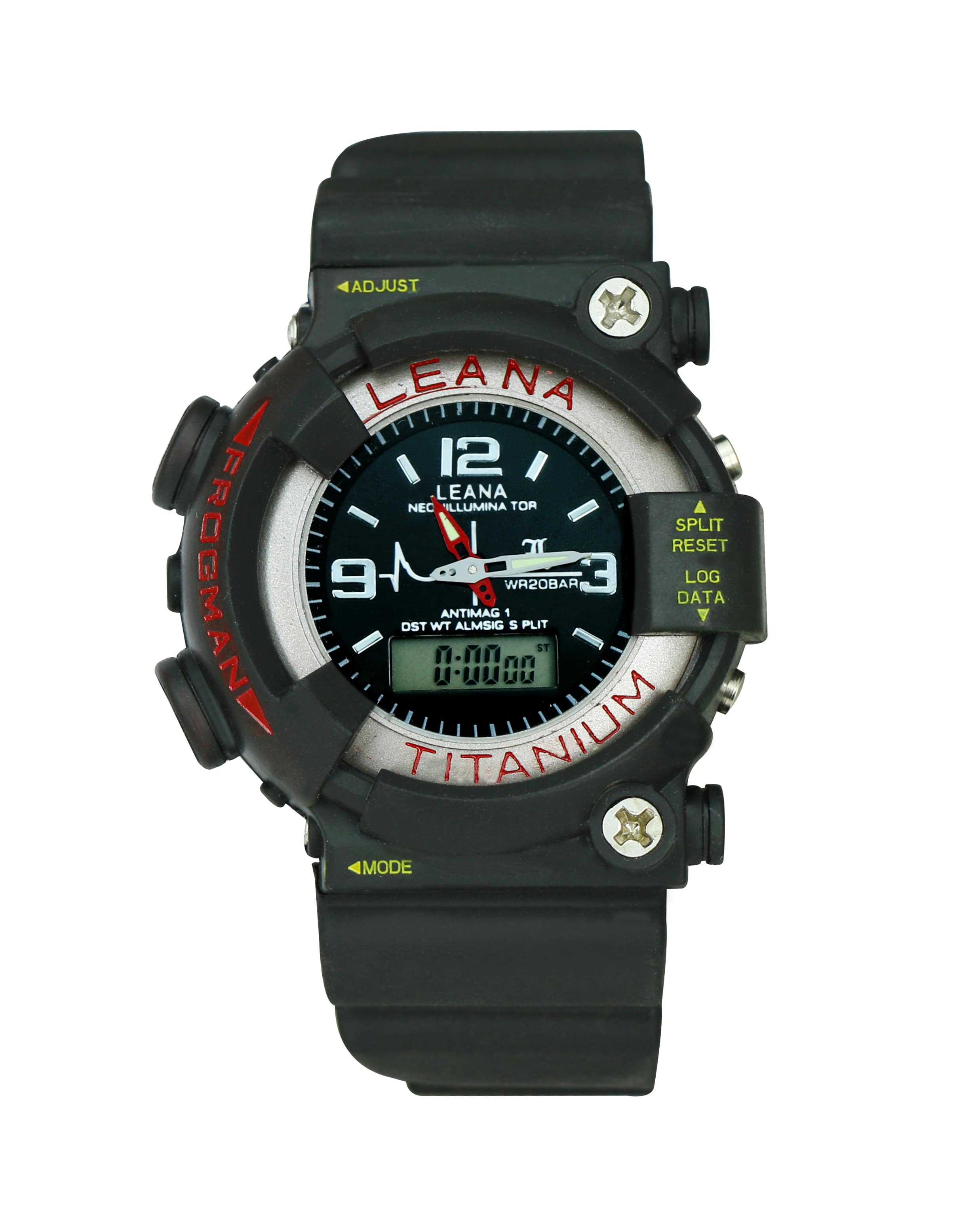 Buy Crude Smart Double Time Watch rg271 With Adjustable Rubber Strap ...