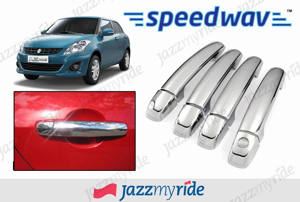Shop Speedwav Maruti Suzuki Swift Dzire Chrome Plated Car Door handle Covers Set of 4 Online
