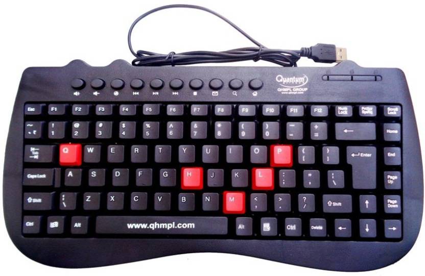 Buy Quantum QHM7309 Wired USB Laptop Keyboard Online ₹399 from ShopClues