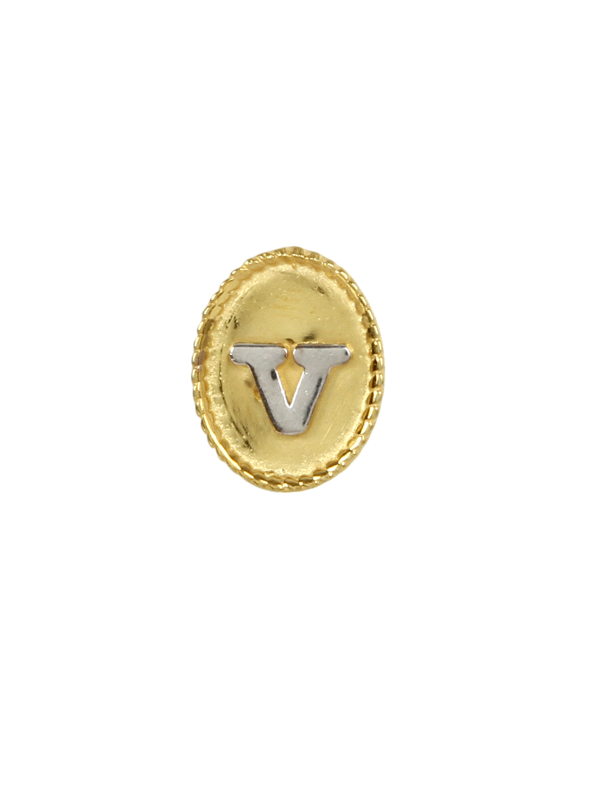 Buy Silverwala Gold Plated 'V' Letter Pendant Locket For Men And Women ...