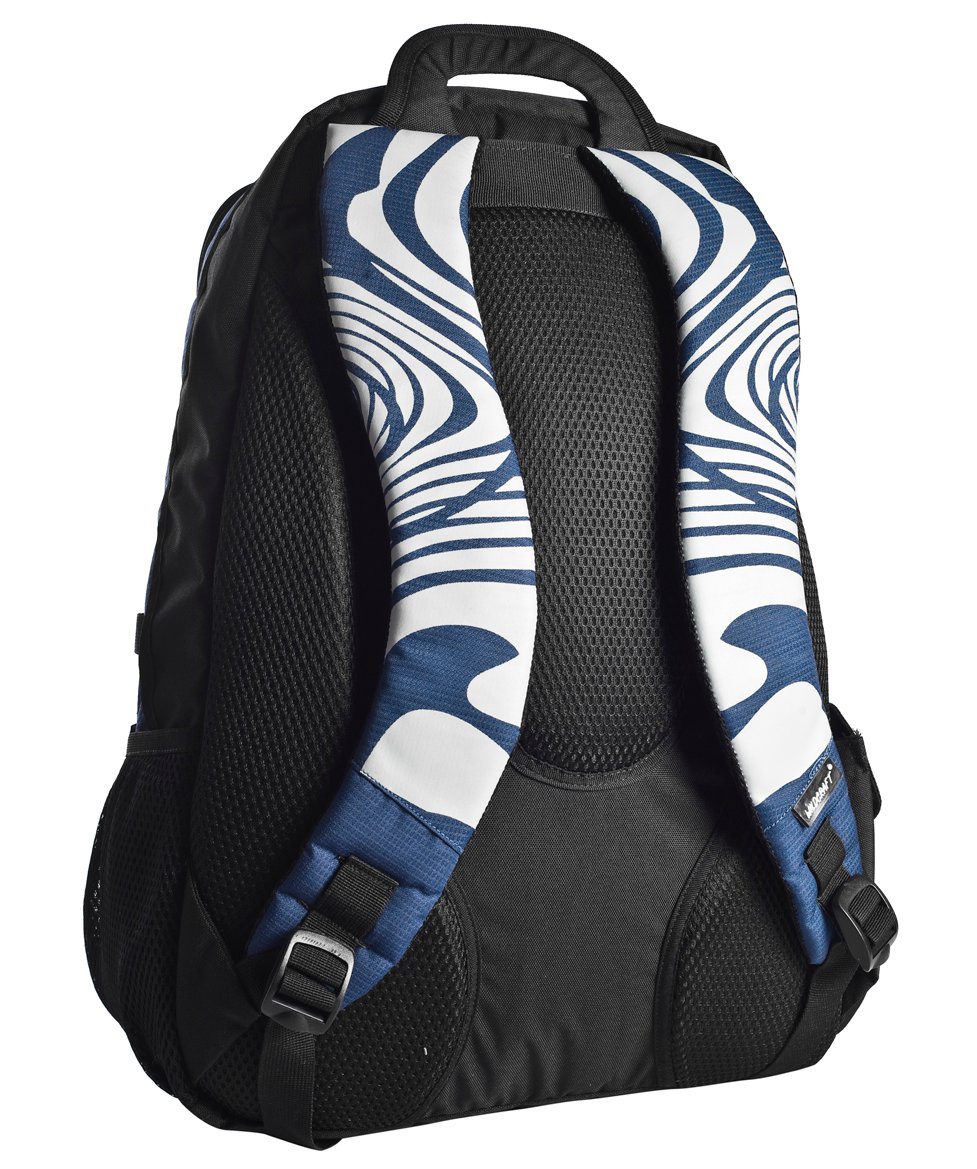 red and black supreme backpack