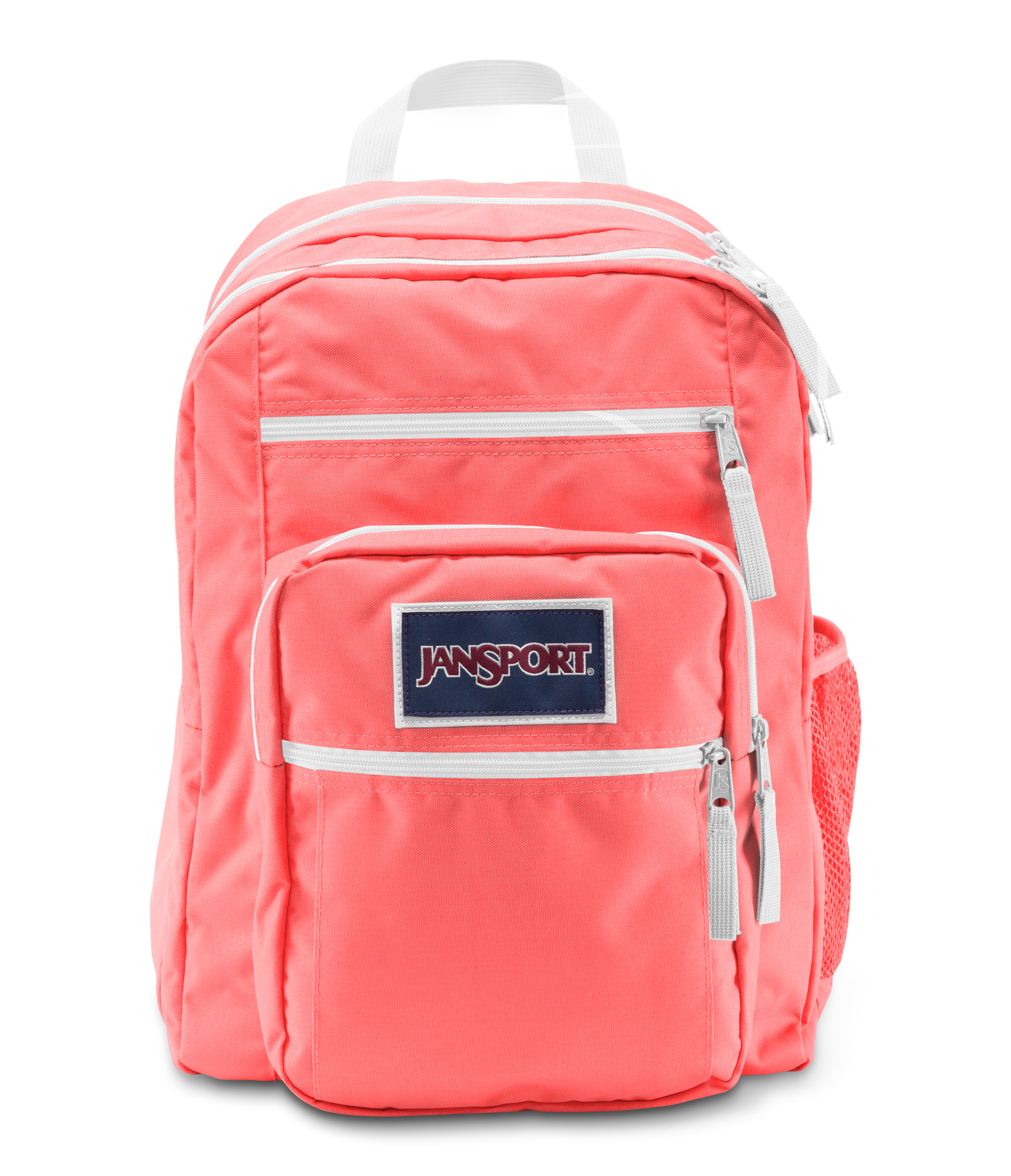 Buy JanSport Big Student Overexposed Backpack Coral Sparkle/White ...