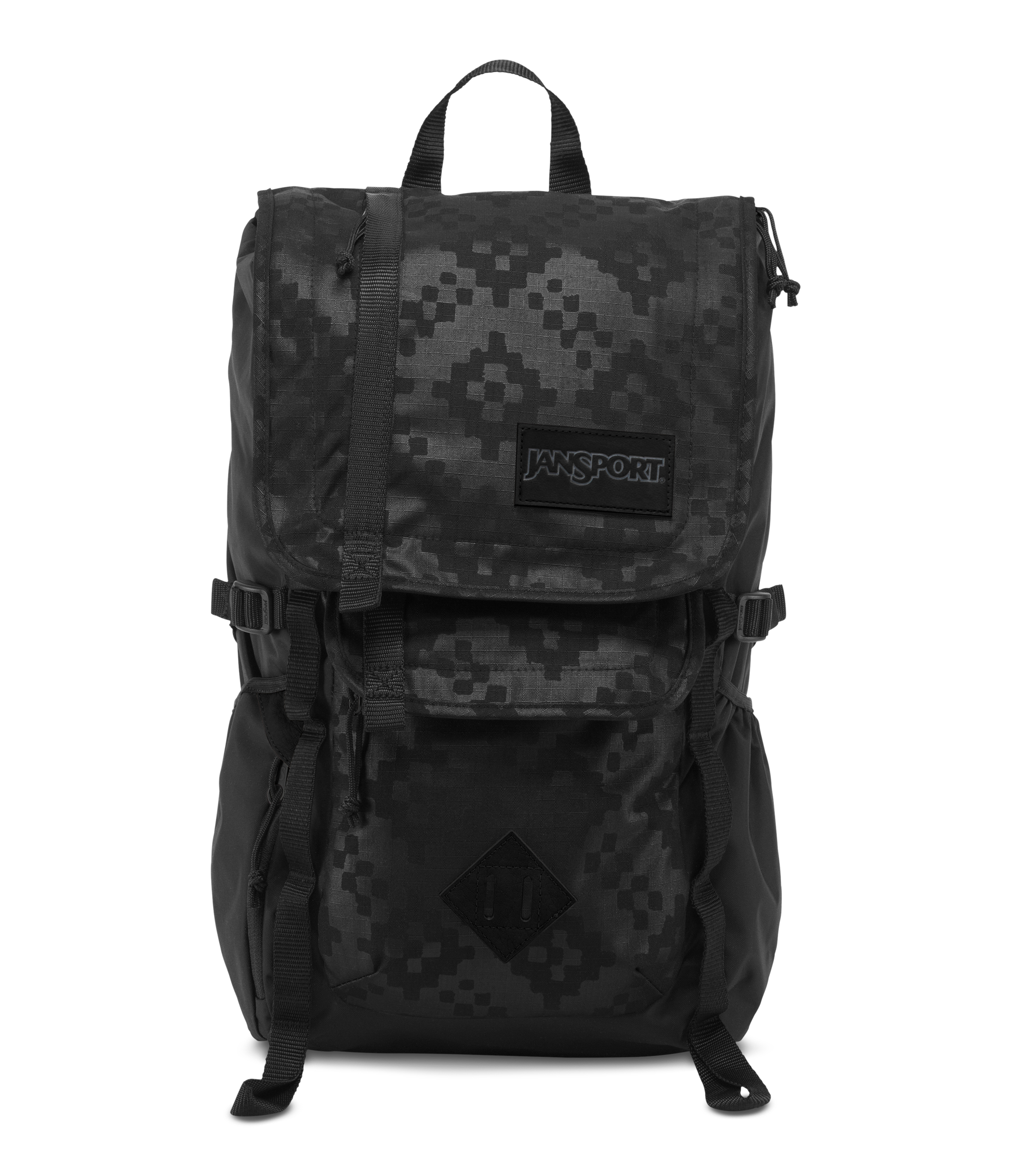 Buy JanSport Hatchet Spec Ed Laptop Backpack Black Heat Embossed Ikat ...