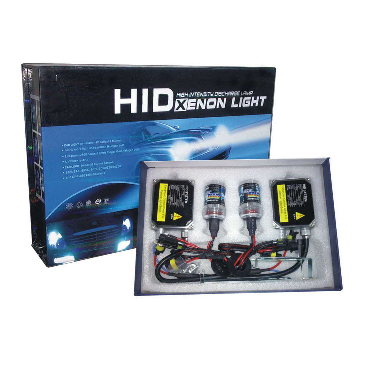 Online Car Hid Light Kit Bulbs H4 8000K High Intensity Discharge Kit