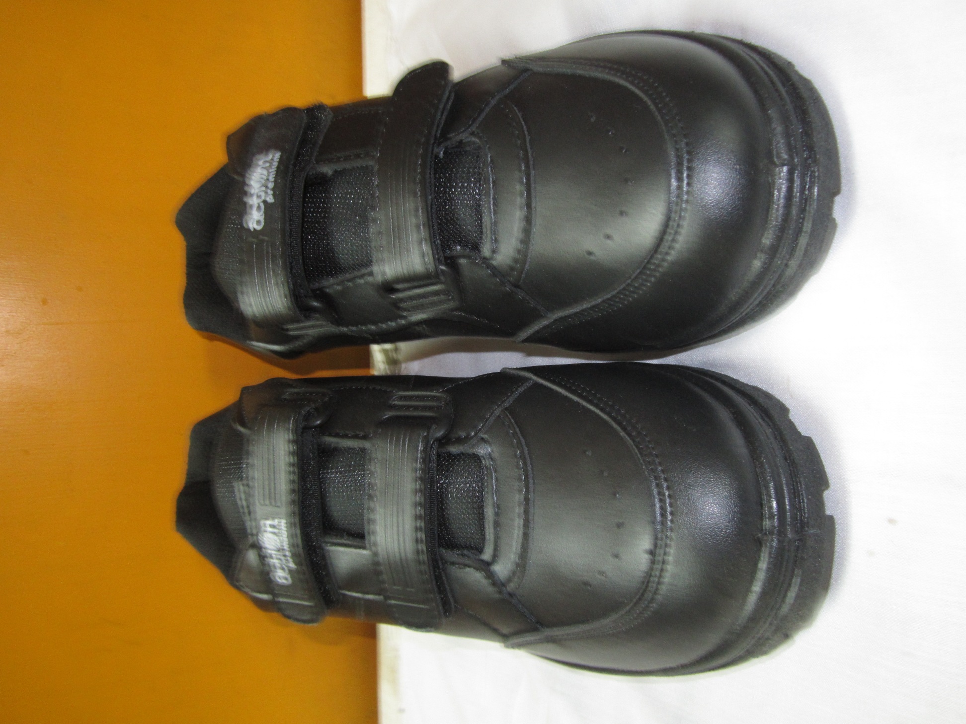 campus black colour shoes